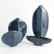 Global Views Blue Center Ridge Vase