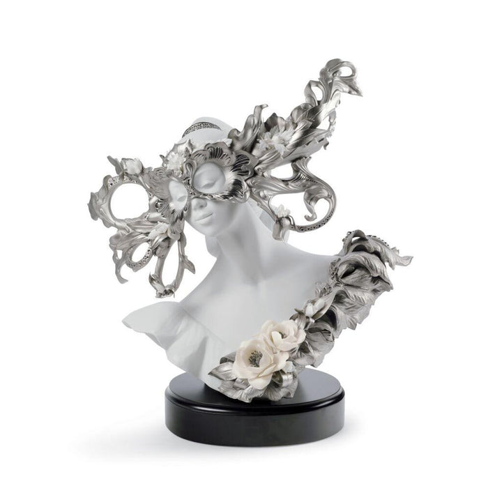 Lladro Carnival Fantasy Sculpture Limited Edition Silver Lustre
