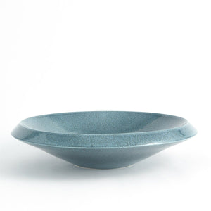 Global Views Low Bowl-Round-Teal