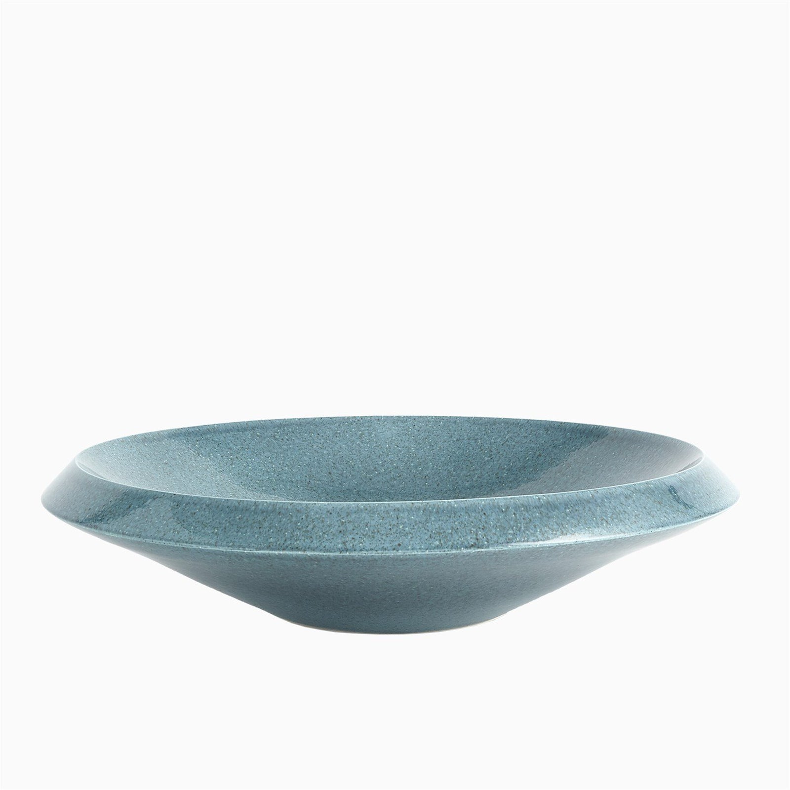 Global Views Low Bowl-Round-Teal