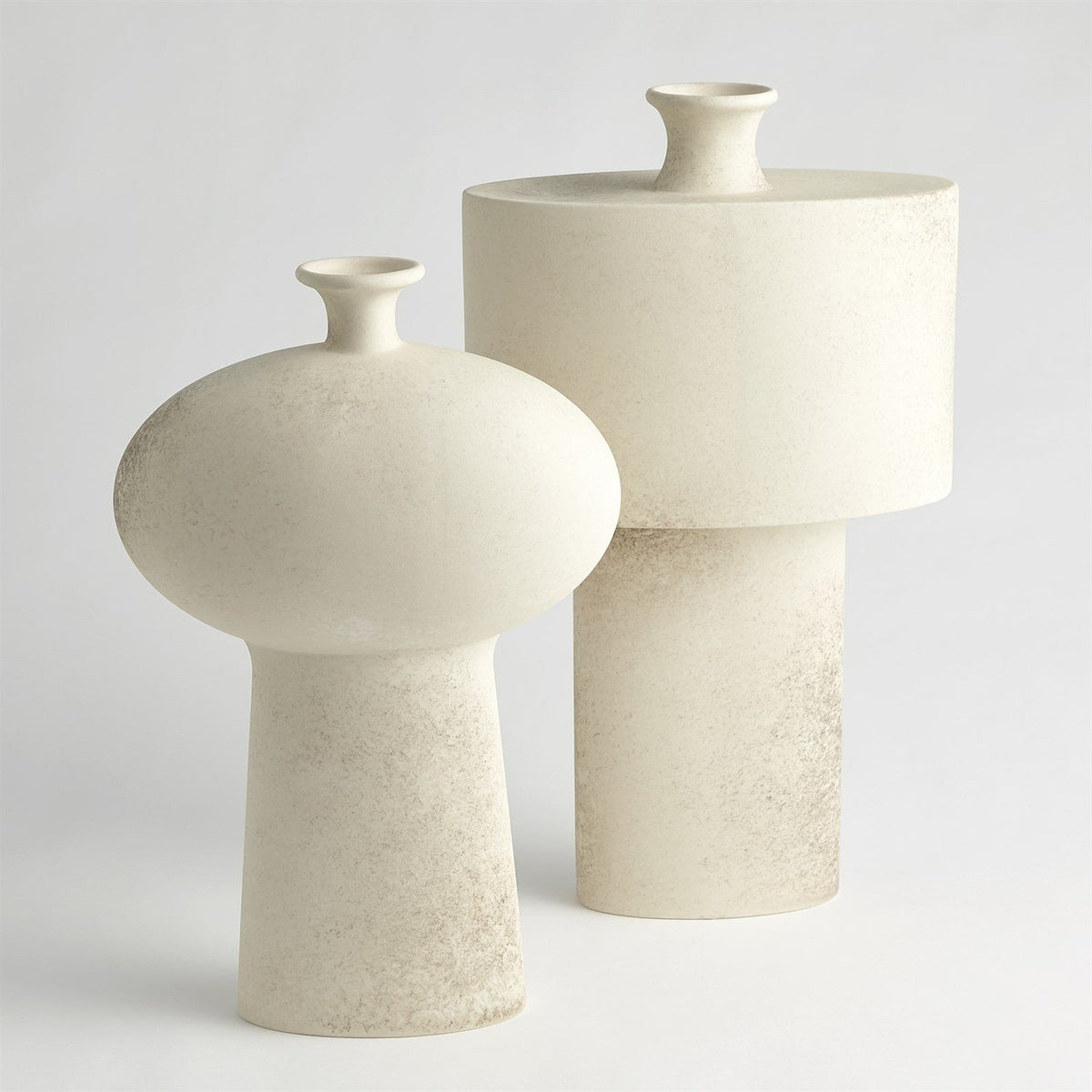 Global Views Ivory Folk Vase