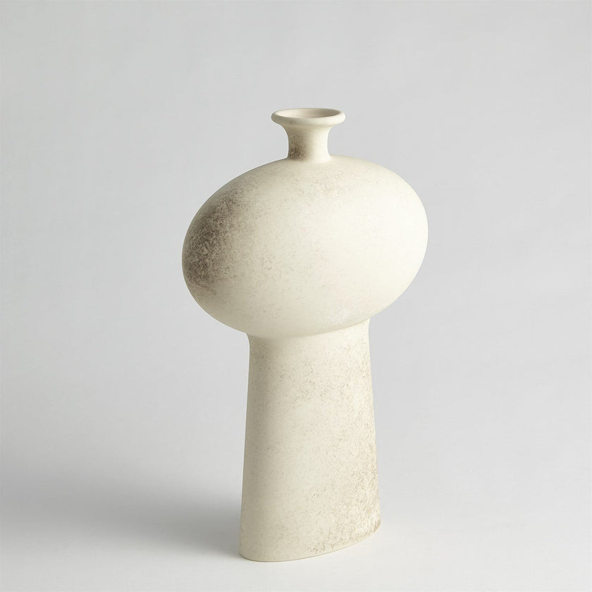 Global Views Ivory Folk Vase