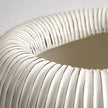 Global Views Ivory Brown Edge Baleen Cachepot