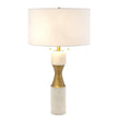 Global Views Marble Cinch Lamp - White