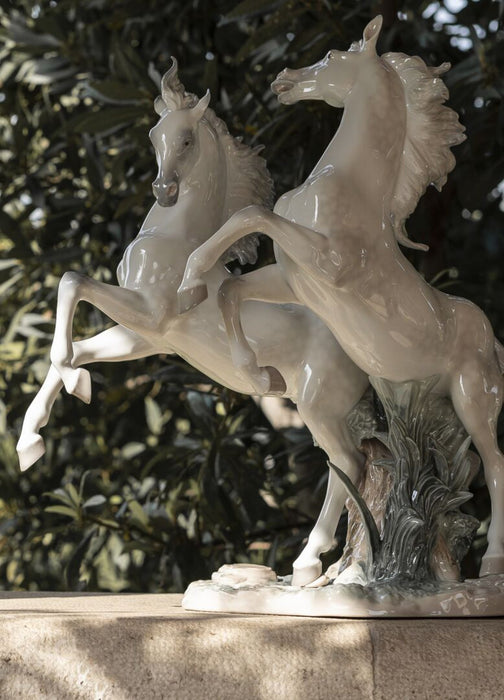 Lladro Free as The Wind Horses Sculpture Limited Edition