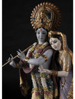 Lladro Radha Krishna Sculpture - Limited edition