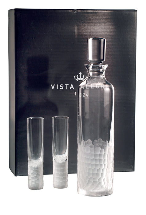 Vista Alegre Artic Case with Vodka Decanter and 4 Shots By Stephen Jones