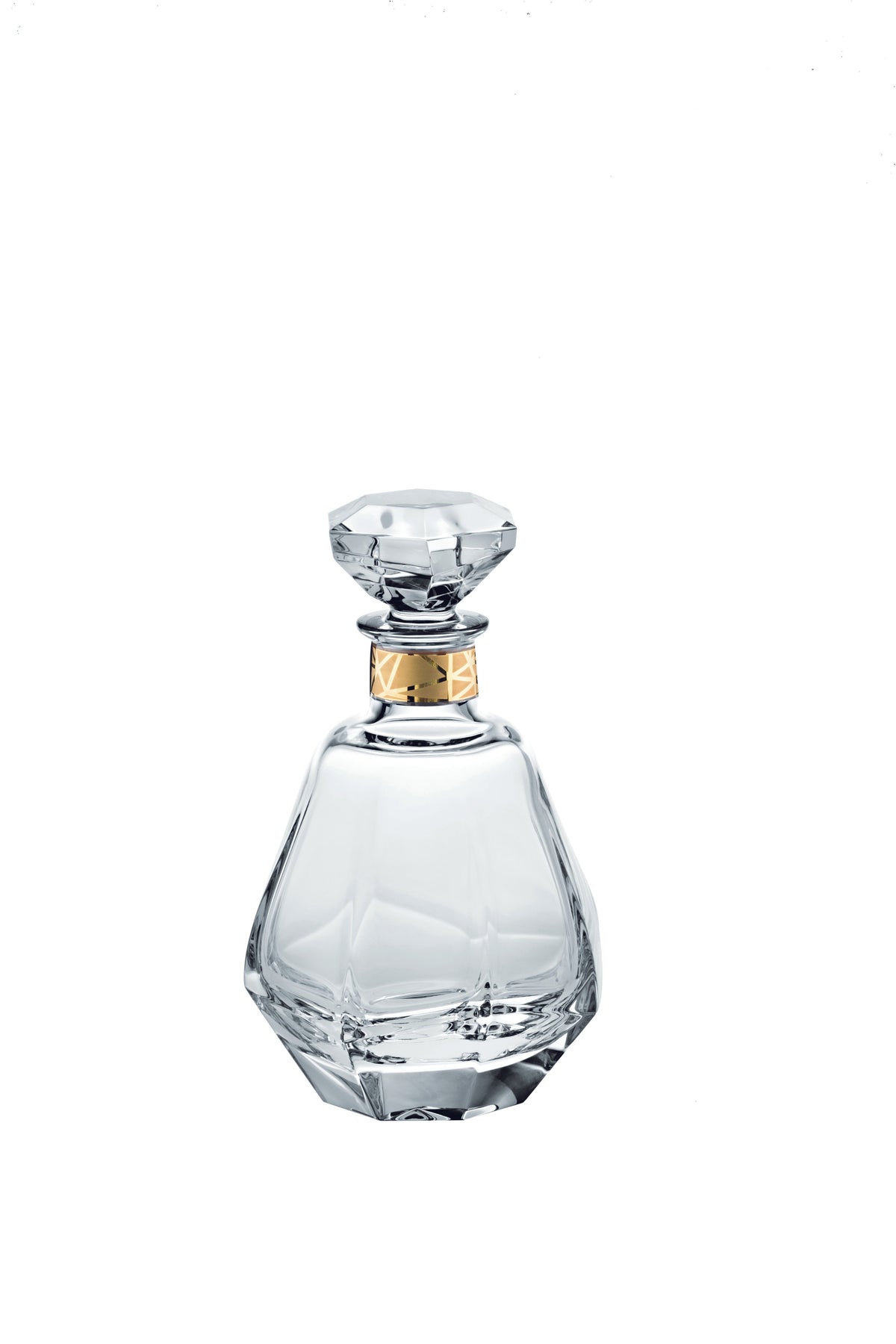 Vista Alegre Gemstone Whisky Decanter with Gold