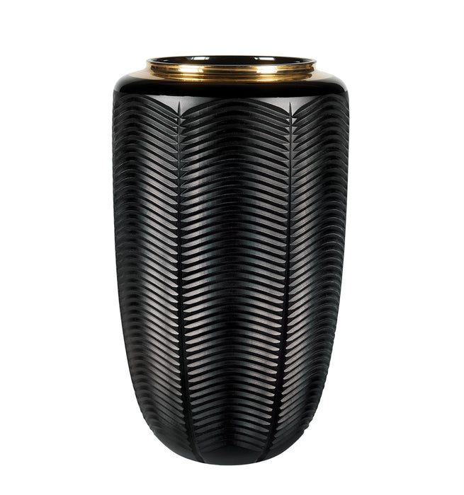 Vista Alegre Jet Black Case with Large Vase