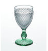 Vista Alegre Bicos Bicolor Goblet with Green Stem