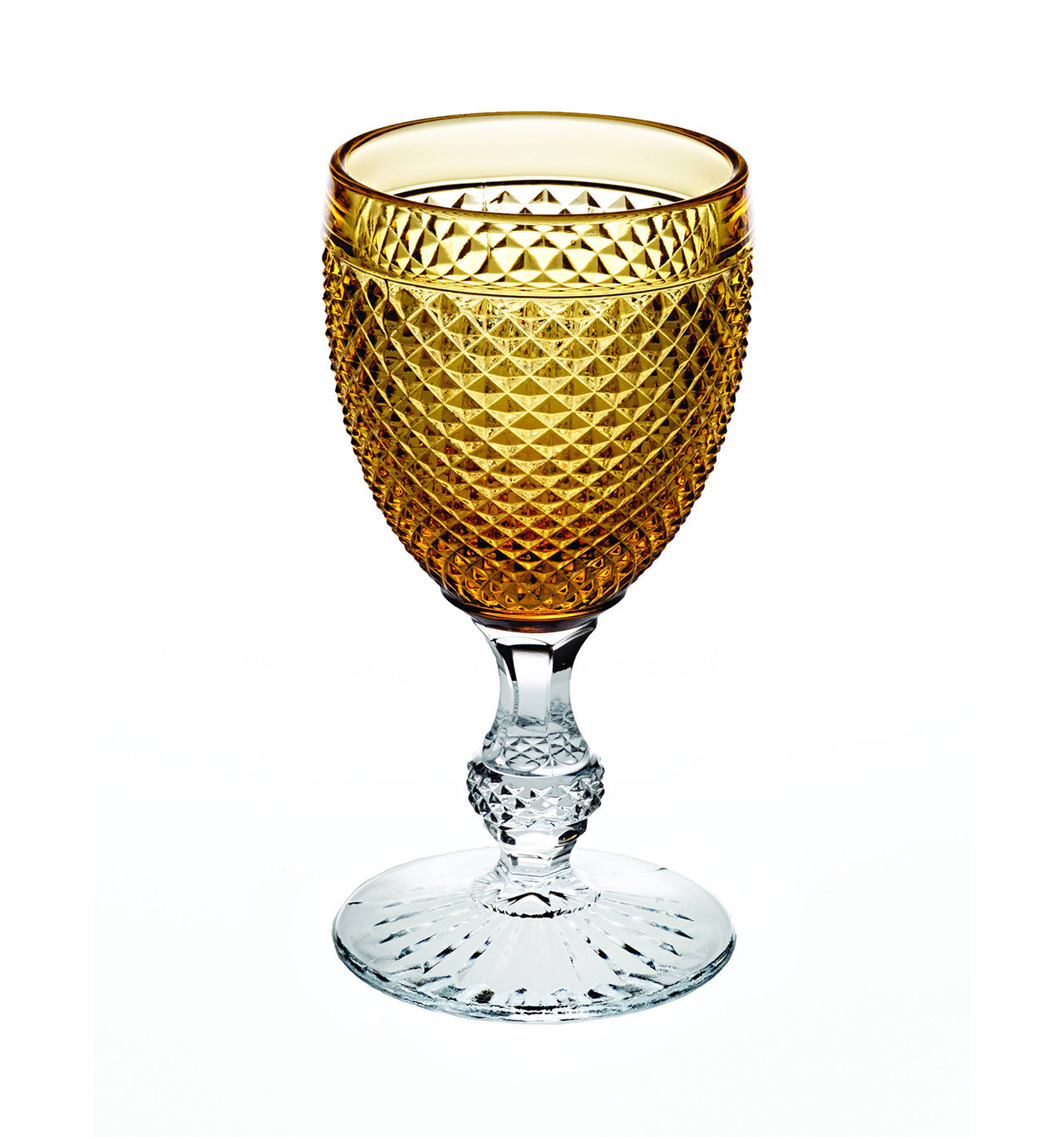 Vista Alegre Bicos Bicolor Goblet with Ambar Top