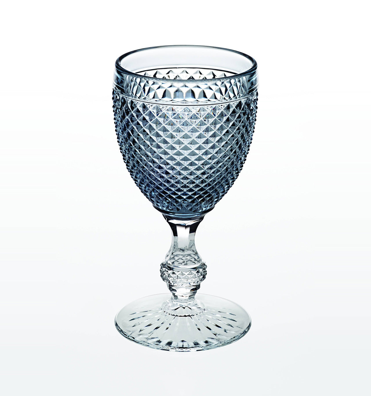 Vista Alegre Bicos Bicolor Goblet with Grey Top
