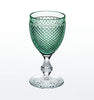 Vista Alegre Bicos Bicolor Goblet with Green Top