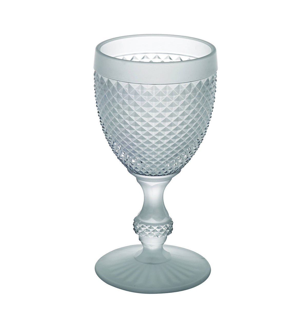 Vista Alegre Bicos Bicolor White Goblet Matte / Gloss