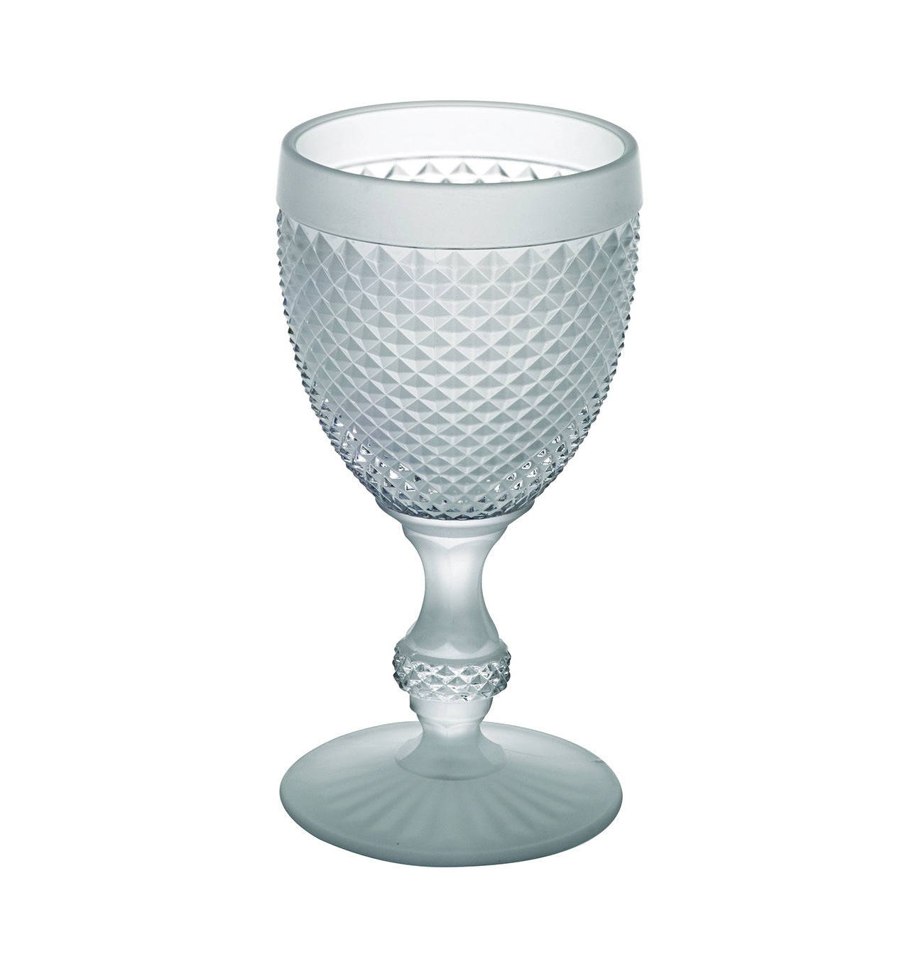 Vista Alegre Bicos Bicolor White Goblet Matte / Gloss