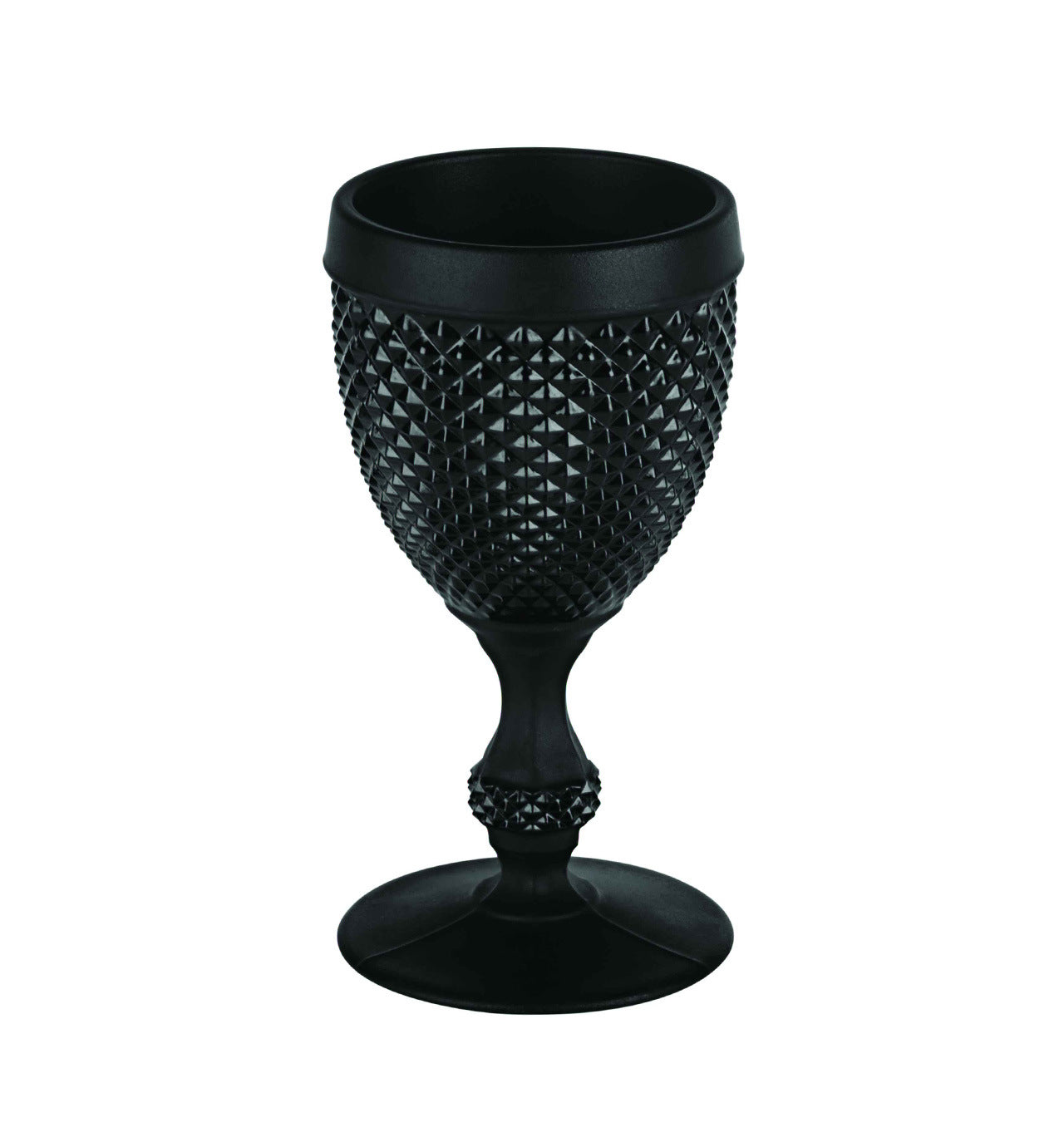 Vista Alegre Bicos Bicolor Black Goblet Matte / Gloss