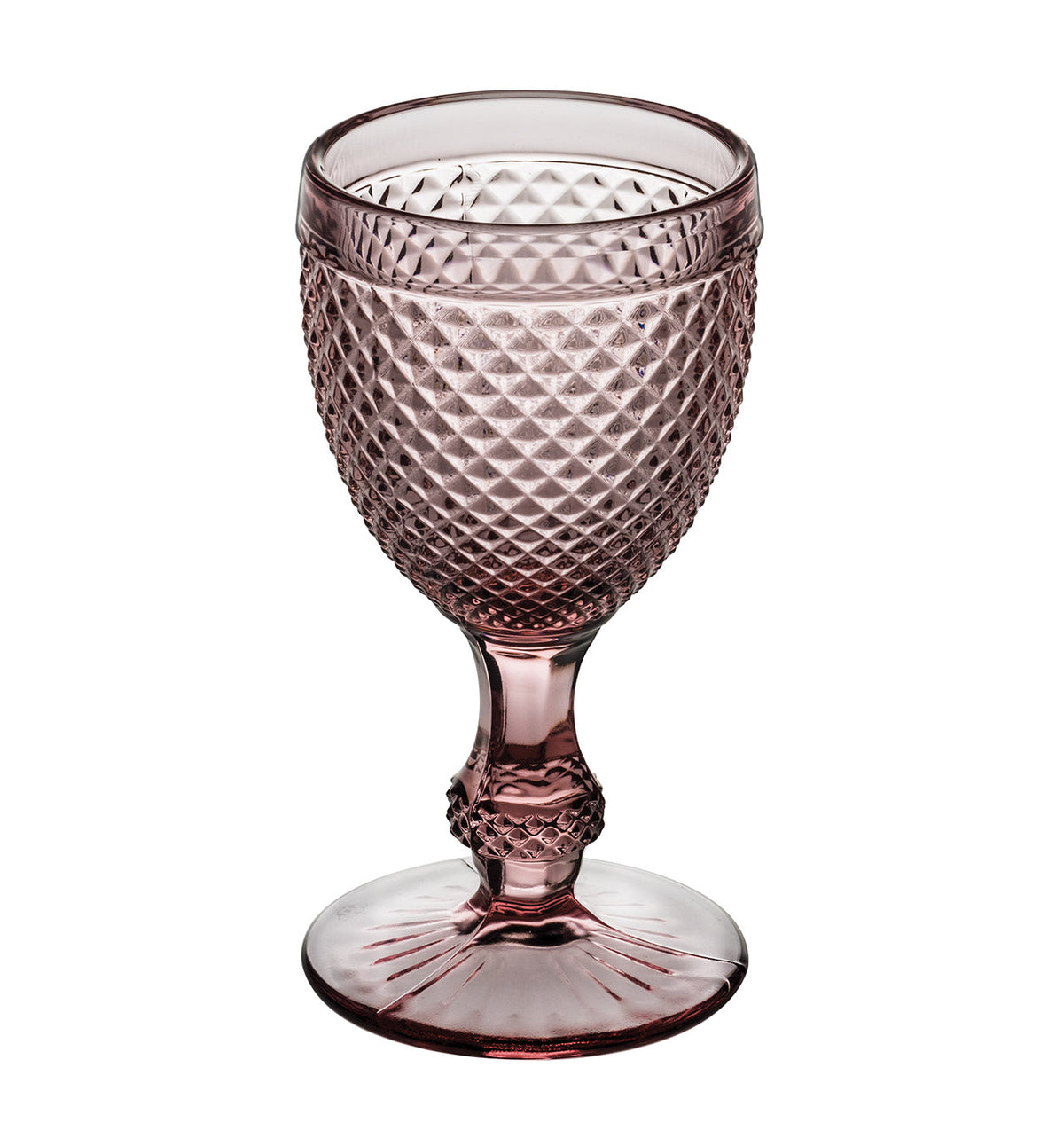 Vista Alegre Bicos Pink Water Goblets Pink - Set of 4