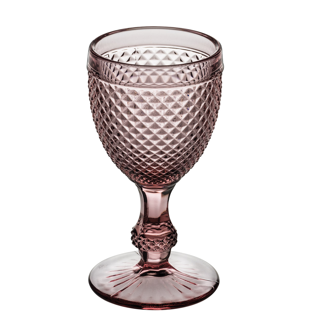 Vista Alegre Bicos Pink Water Goblets Pink - Set of 4