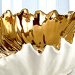 Global Views White Organic Wave Oval Bowl