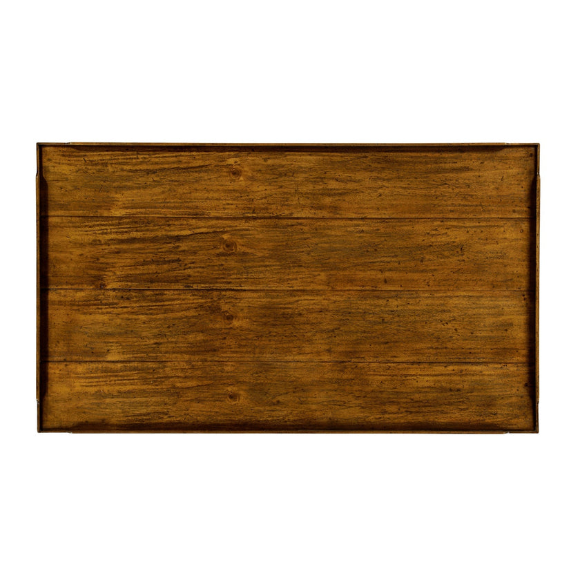 Jonathan Charles Casual Accents Distressed Coffee Table