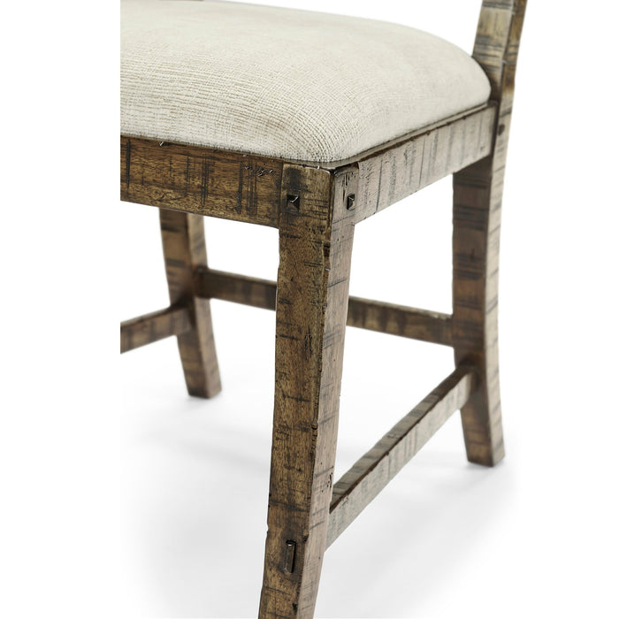 Jonathan Charles Casual Accents Planked Dining Side Chair