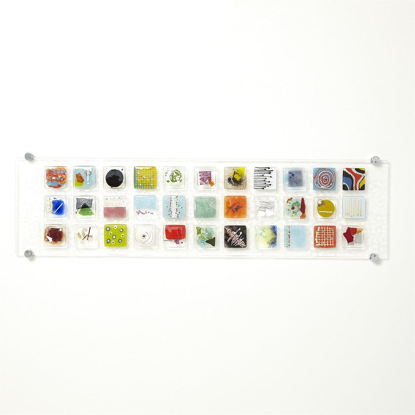 Global Views Glass Art Wall Panel