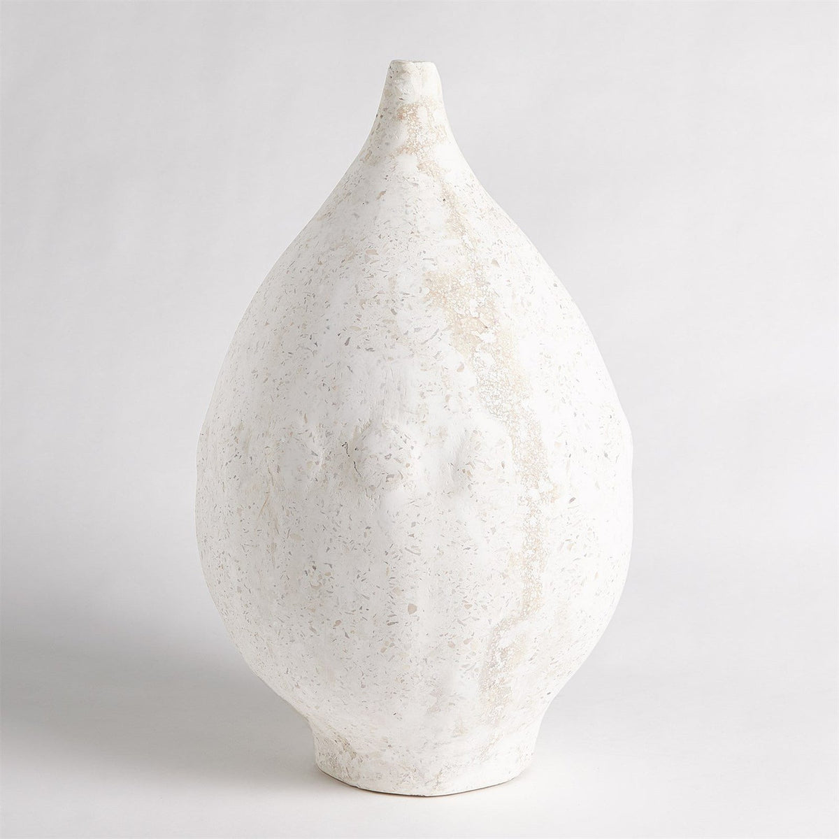 Global Views White Plaster Modernist Vase