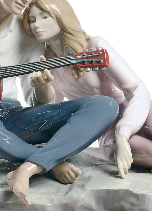Lladro Our Song Couple Figurine
