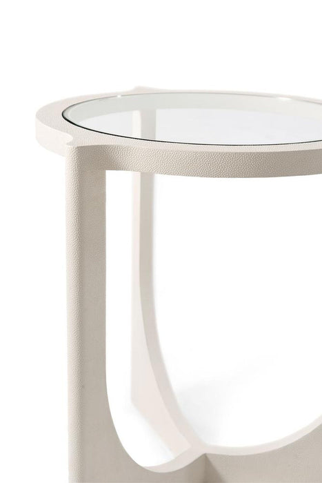 Theodore Alexander Composition Eduard Round Side Table