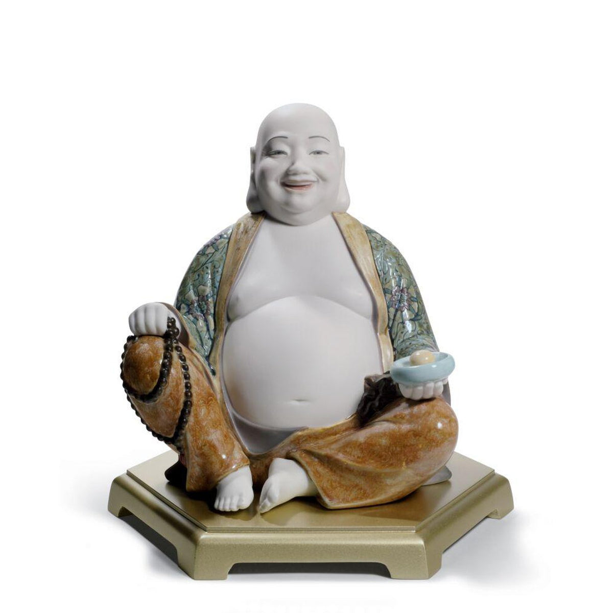 Lladro Happy Buddha Figurine