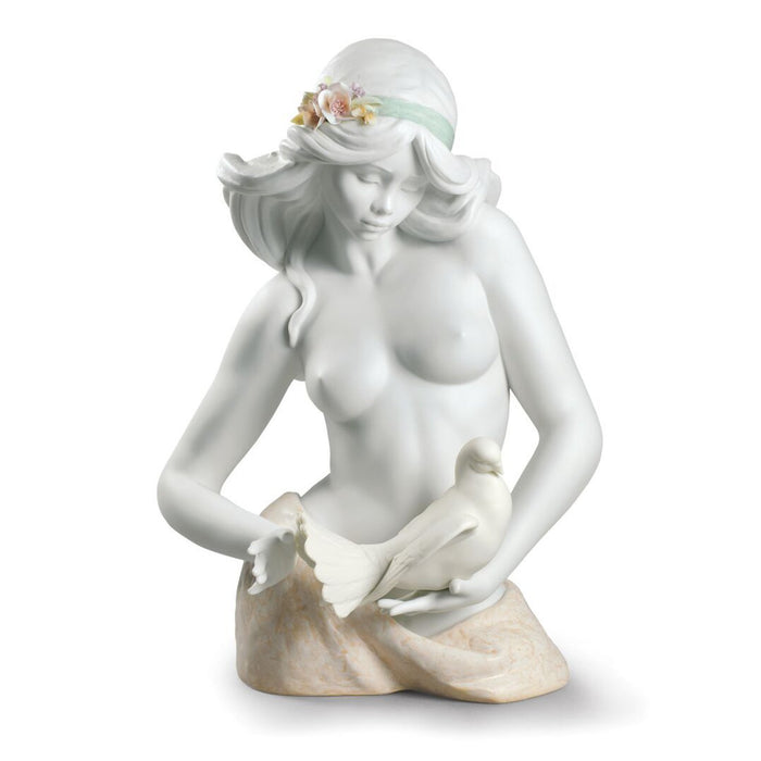 Lladro A Tribute to Peace Woman Figurine