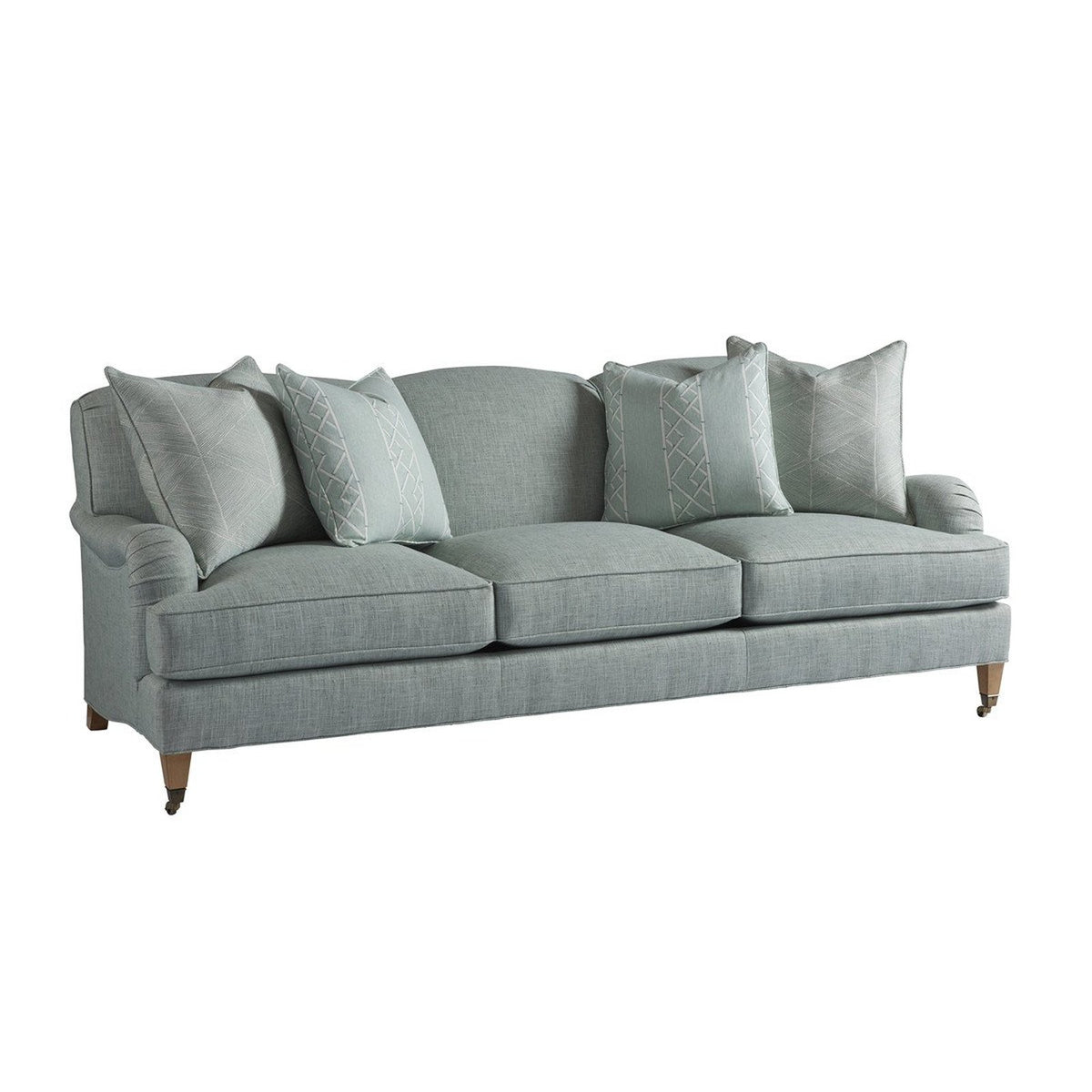 Barclay Butera Upholstery Sydney Sofa With Brass Caster