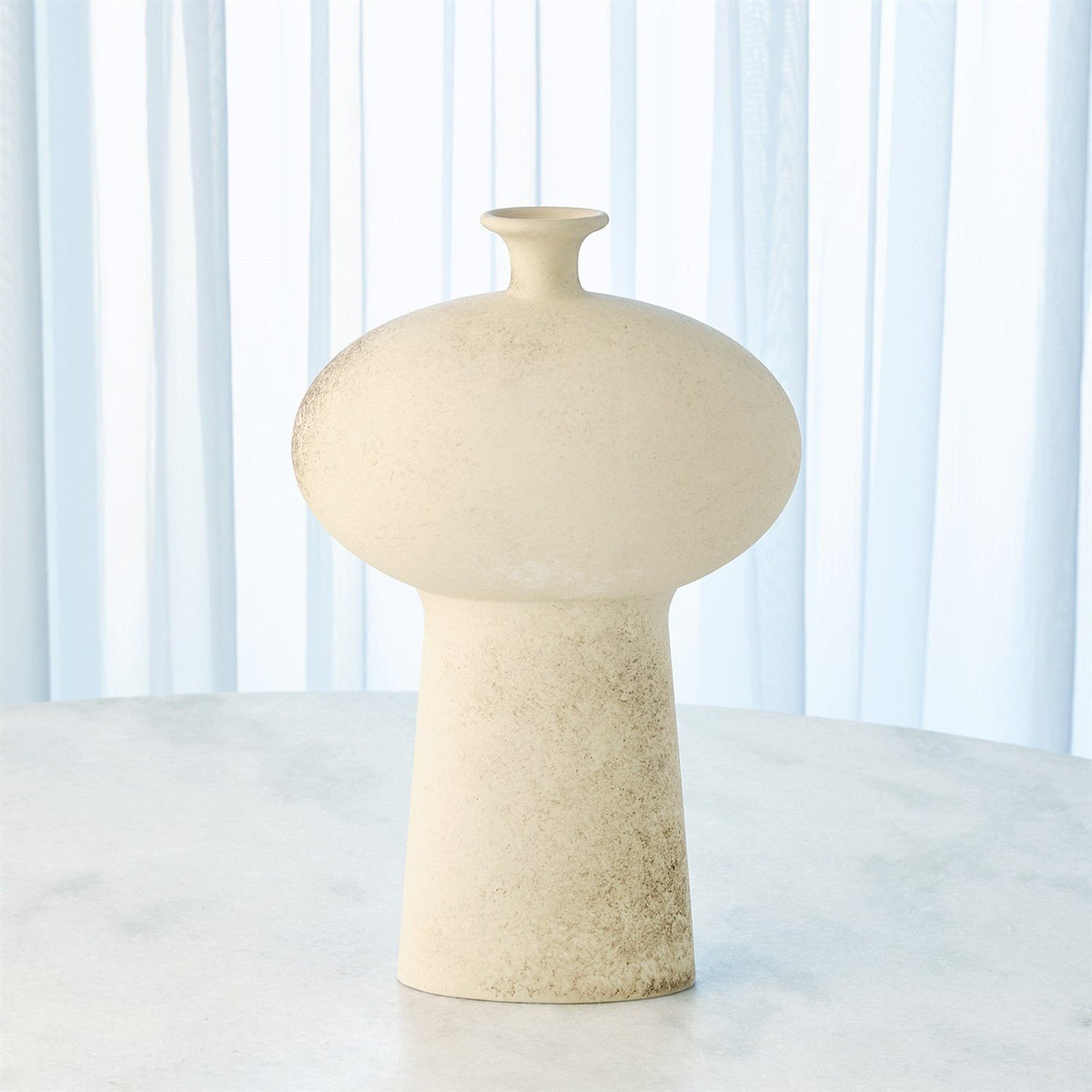 Global Views Ivory Folk Vase