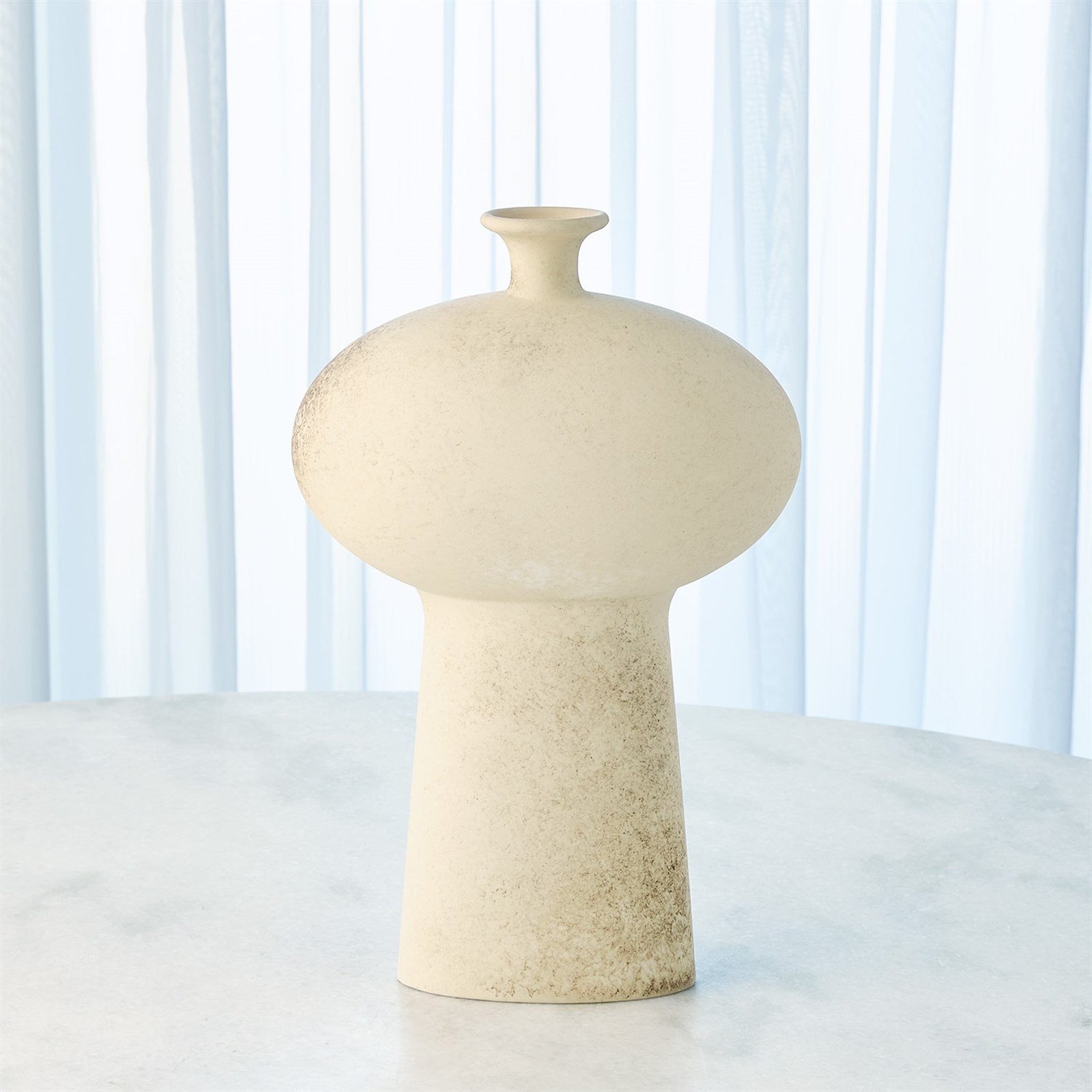 Global Views Ivory Folk Vase