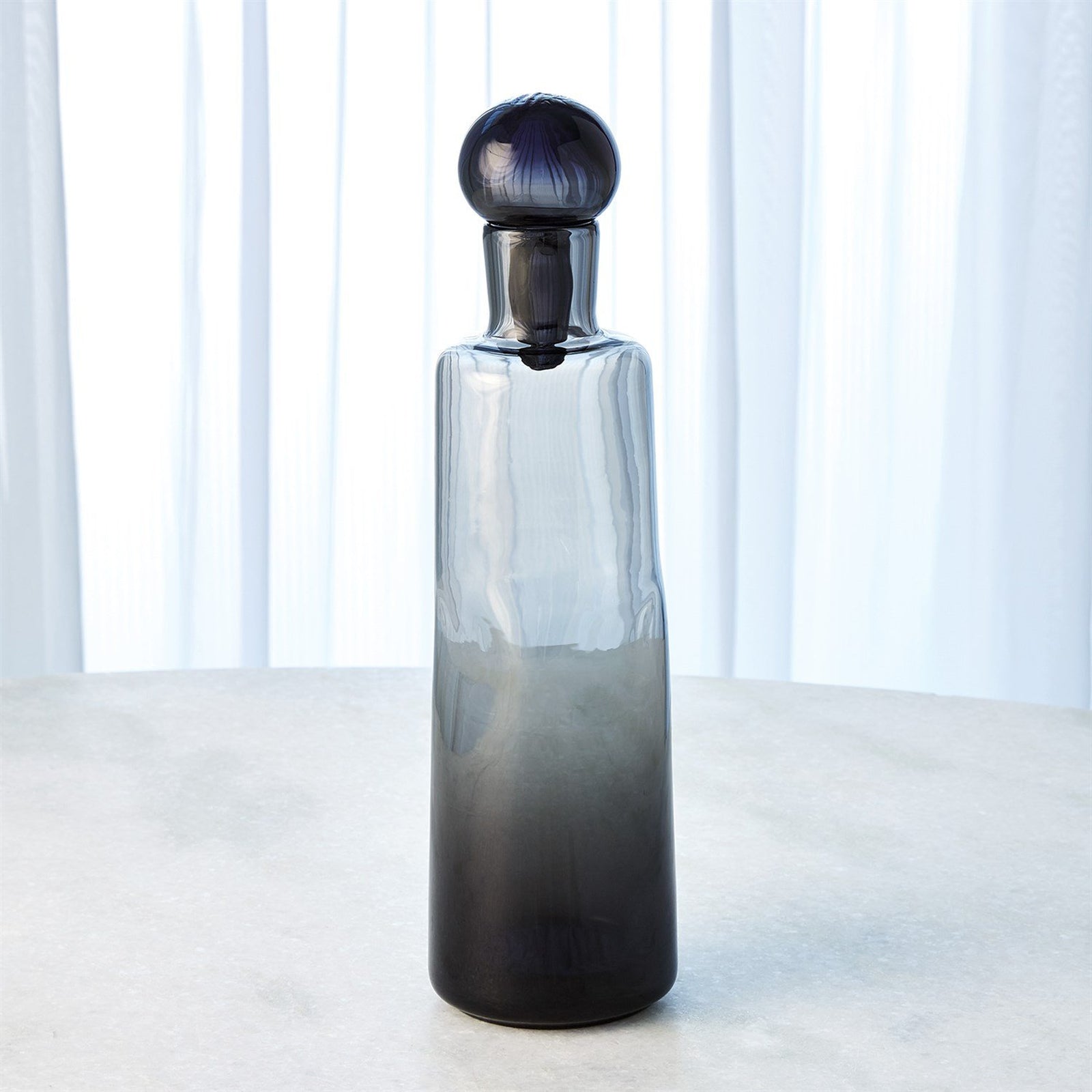 Global Views Pinched Decanter-Grey