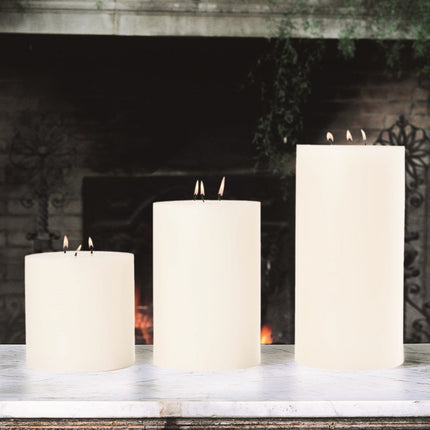 Global Views Unscented Wick Pillar Candle