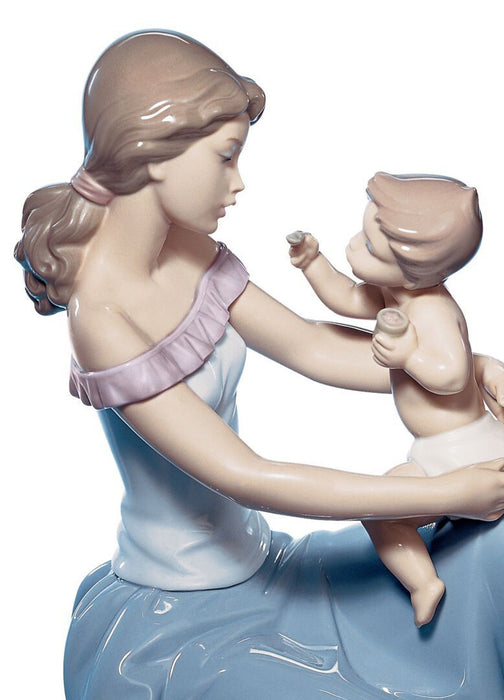 Lladro One for You one for Me Mother Figurine