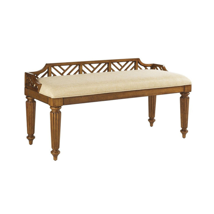Tommy Bahama Home Island Estate Plantain Bed Bench Customizable