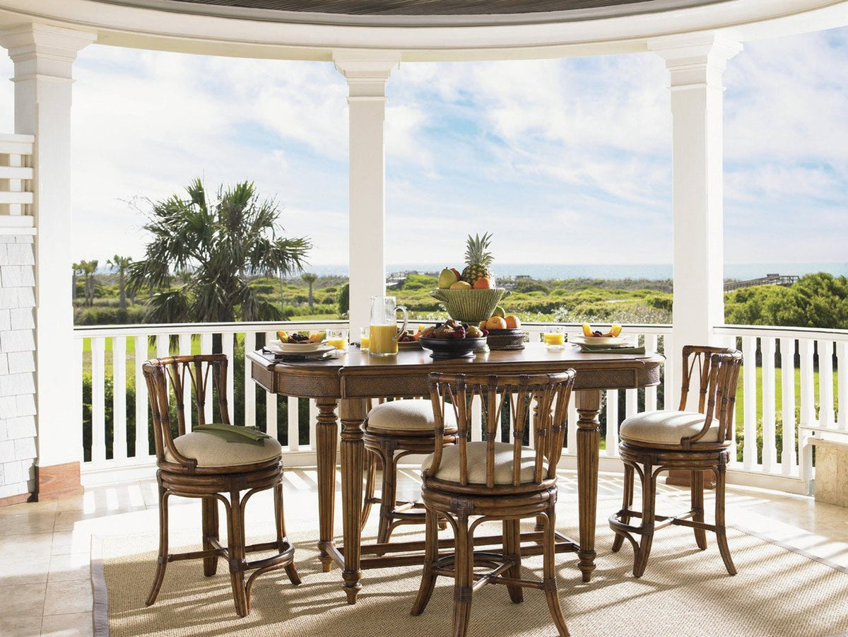 Tommy Bahama Home Island Estate South Beach Swivel Counter Stool Customizable