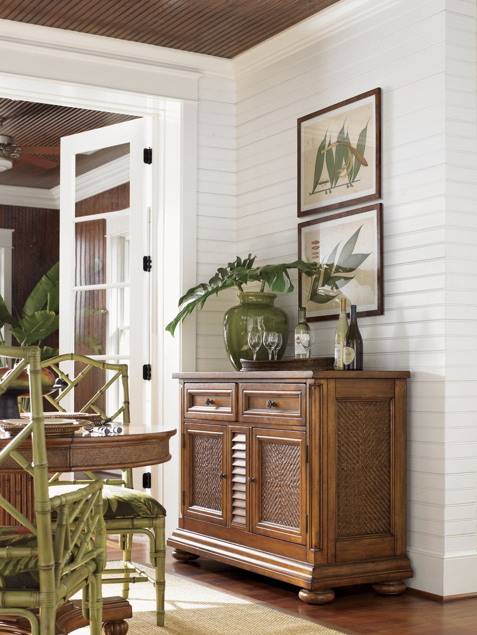 Tommy Bahama Home Island Estate Antigua Server