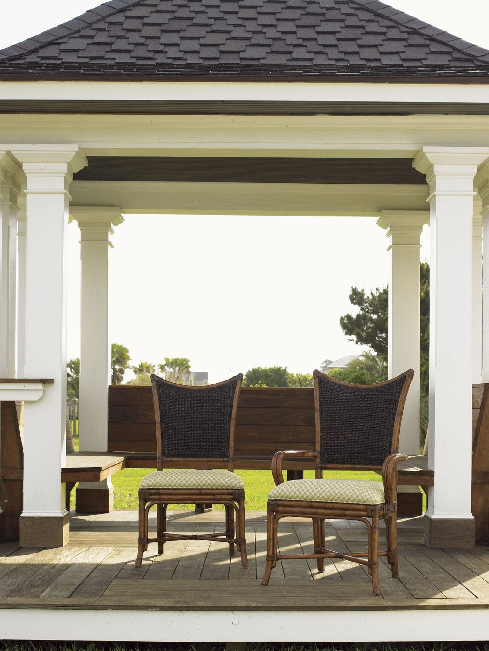 Tommy Bahama Home Island Estate Mangrove Arm Chair As Shown