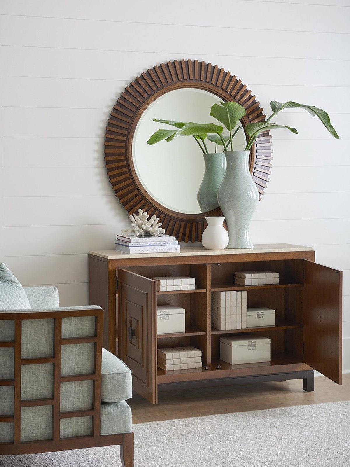 Tommy Bahama Home Ocean Club Jakarta Chest With Stone Top