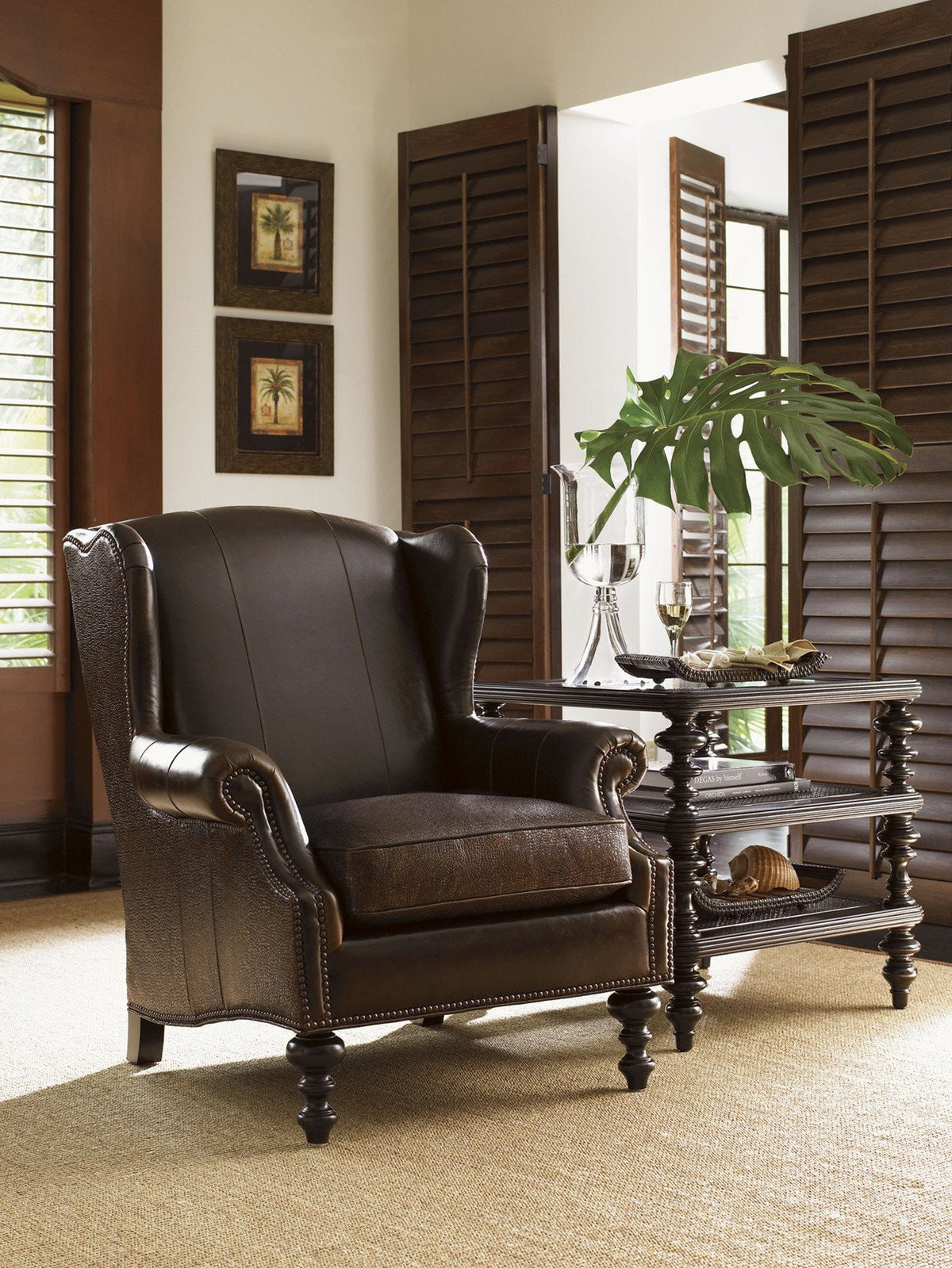 Tommy Bahama Home Royal Kahala Tropic Lamp Table