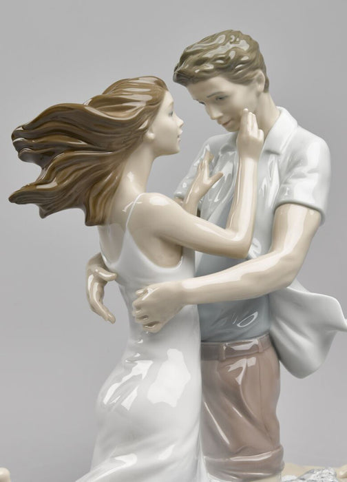 Lladro The Thrill of Love Couple Figurine