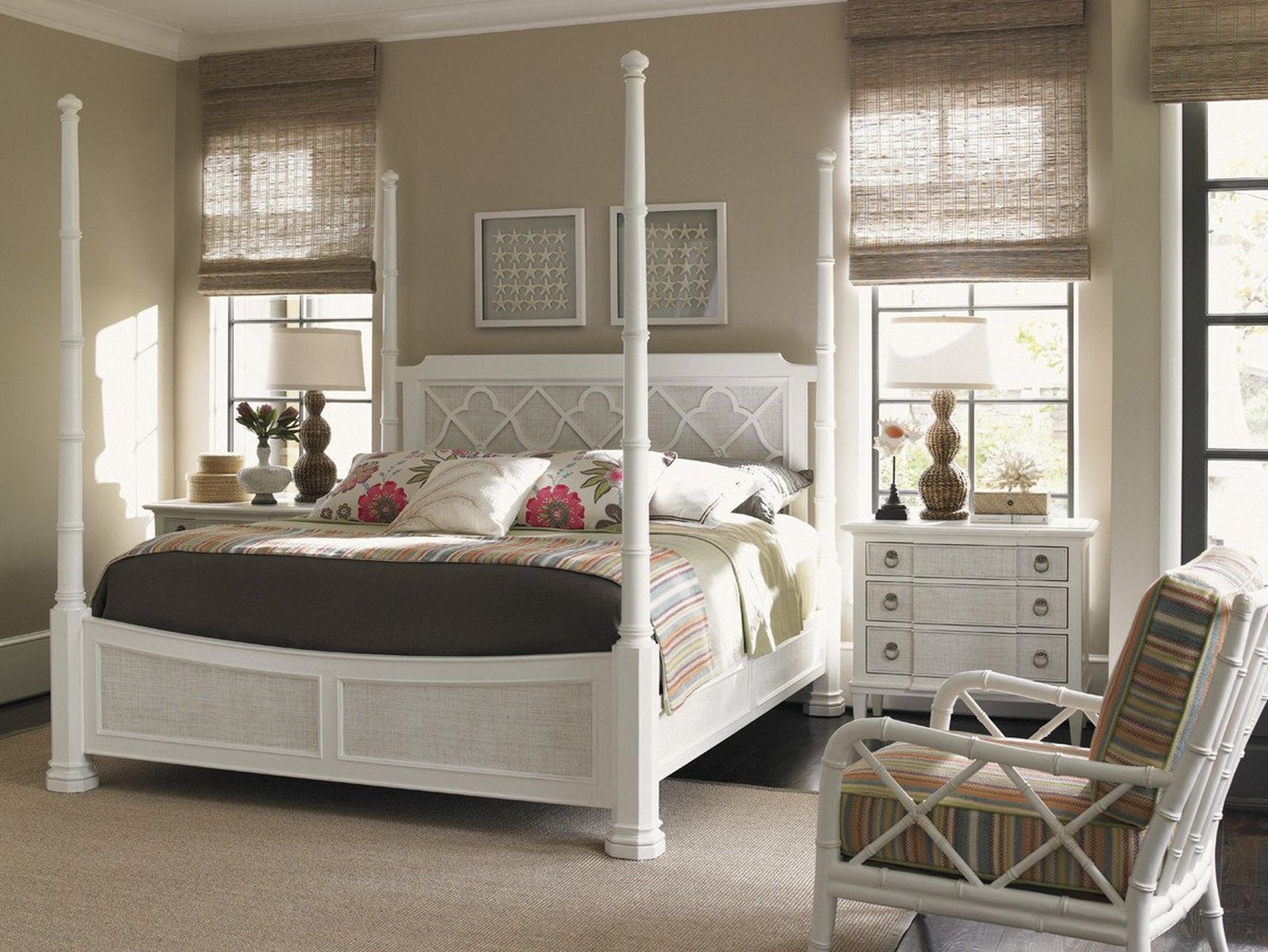 Tommy Bahama Home Ivory Key Southampton Poster Bed