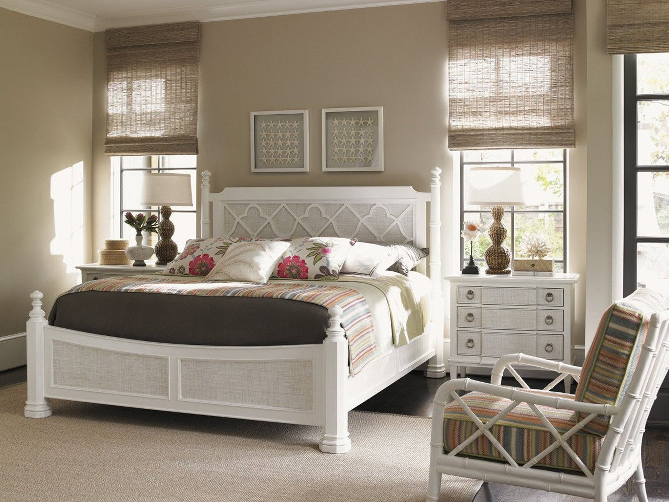Tommy Bahama Home Ivory Key Southampton Poster Bed