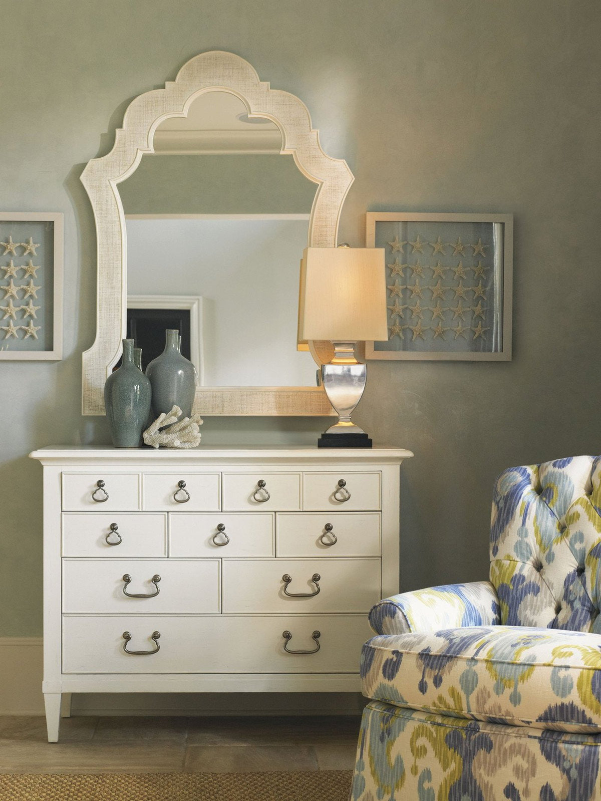 Tommy Bahama Home Ivory Key Sandys Mirror