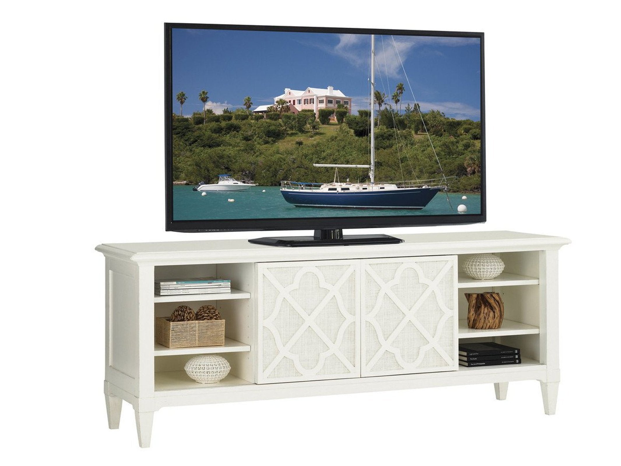 Tommy Bahama Home Ivory Key Wharf Street Media Console