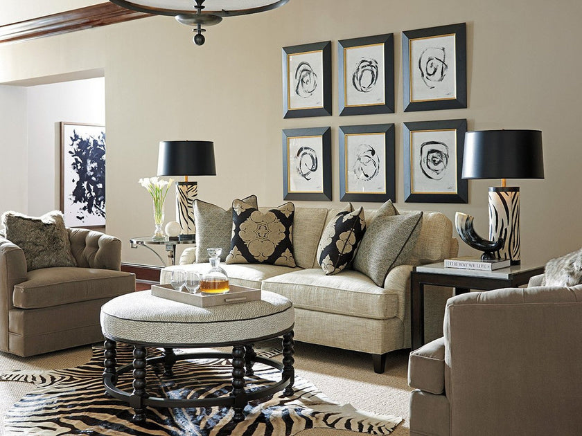 Barclay Butera Upholstery Naples Cocktail Ottoman