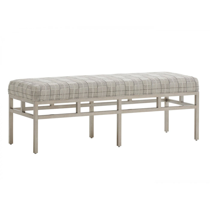Barclay Butera Upholstery Lucca Metal Bench